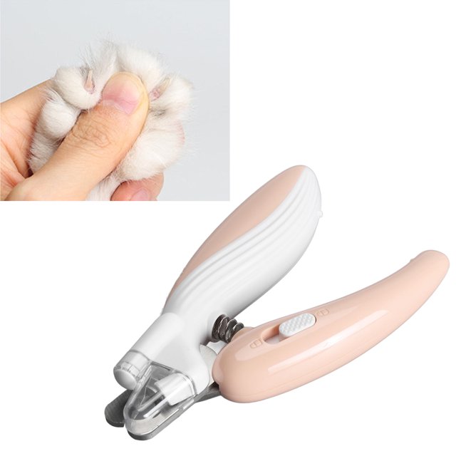 Zuka & Co. PawGlow™ LED pet nail clippers with safety light, quick-lock, and precision stainless steel trimmer for dogs, cats, and small pets.