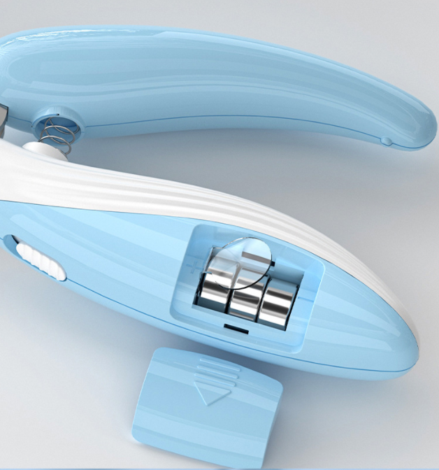 PawGlow LED pet nail clippers by Zuka & Co. with safety light and stainless steel blades for dogs, cats, and small pets.
