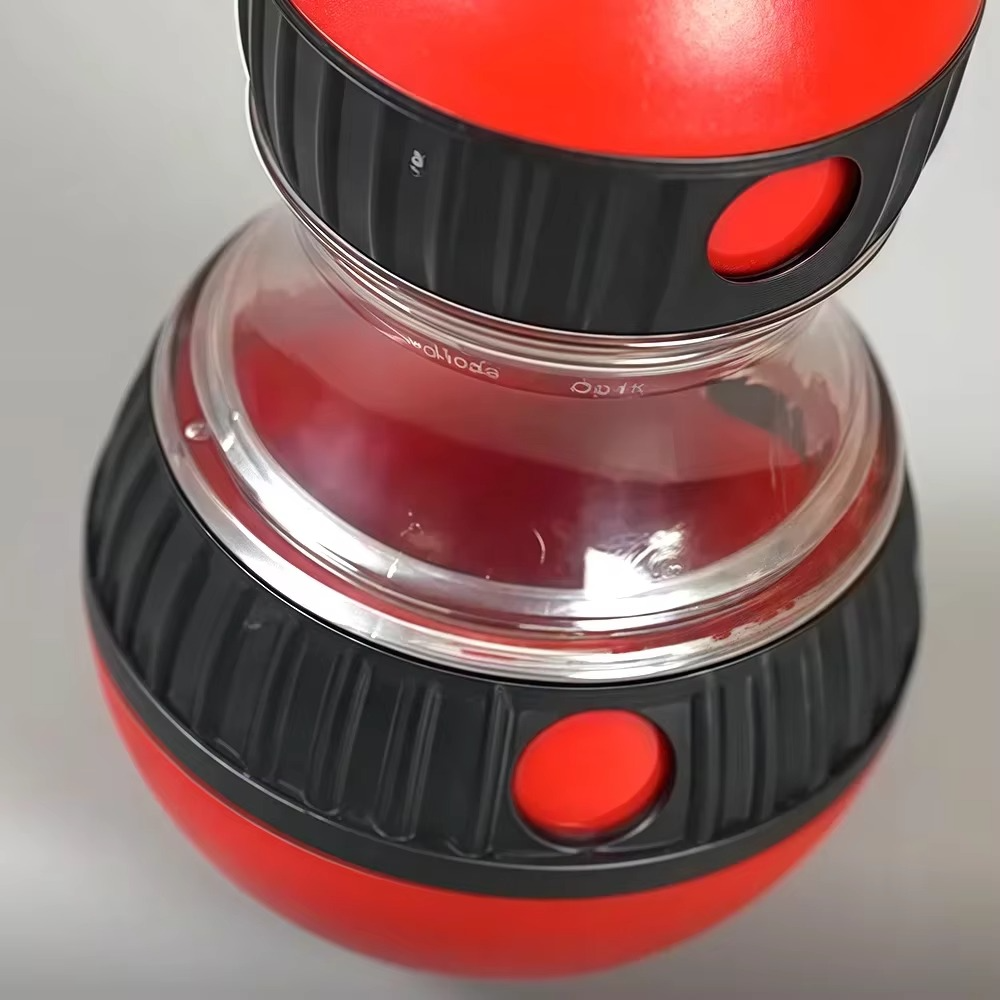 Zuka & Co. BiteRoll™ interactive treat dispenser puzzle toy with adjustable slow-feeder design holding 5.29 oz of kibble.